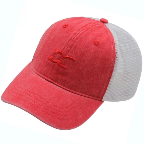 1638  DC CAPS 6 Panel Pigment Dyed Low Profile Trucker Hat 