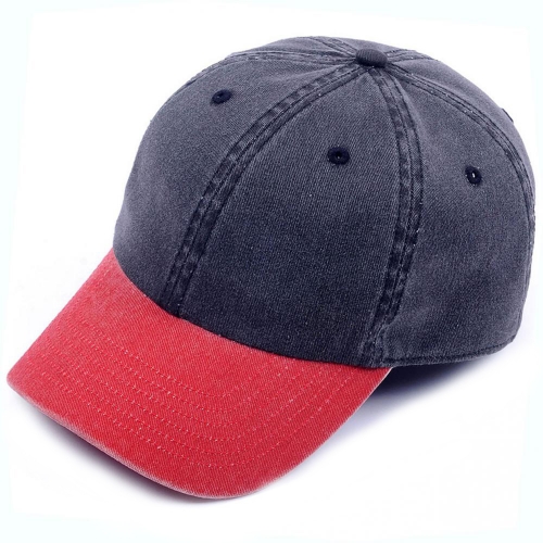 1648T  DC CAPS 6 Panel Two Tone Pigment Dyed Low Profile Dad Hat 