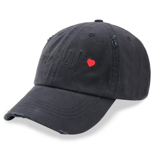  1648P  DC CAPS 6 Panel  Ponytail Low Profile Dad Hat